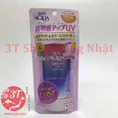 Kem chống nắng SKIN AQUA Tone up màu tím Kem chống nắng SKIN AQUA Tone up màu tím