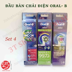 Set 4 Đầu thay thế bàn chải điện Oral- B