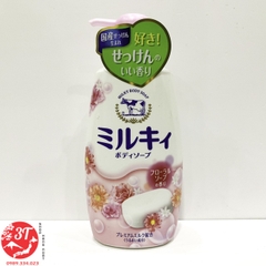 Sữa tắm Bò Milky Body Soap màu hồng