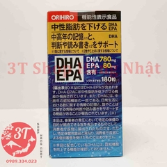 Viên uống bổ não DHA EPA Orihiro 180 Viên