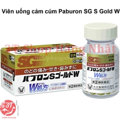 Viên uống cảm cúm Paburon SG S Gold W 60 viên