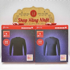 Áo giữ nhiệt Heattech cổ tròn Uniqlo ULTRA nam Áo giữ nhiệt Heattech cổ tròn Uniqlo ULTRA nam