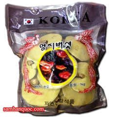 Nấm linh chi núi đá vàng thơm Hàn Quốc 1kg thượng hạng
