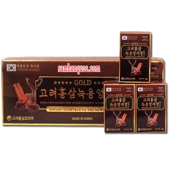 Cao Hồng sâm Nhung hươu Linh chi Hàn Quốc Hộp Giấy 120gr