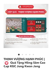 THỊNH VƯỢNG HẠNH PHÚC | Hộp Quà Tặng Hồng Sâm Cao Cấp KGC Jung Kwan Jang