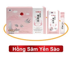 Hồng sâm yến sào G-BIRD (20g x 30 stick dạng thạch) – Daedong