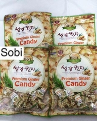 Kẹo Gừng Cứng Premium Ginger Candy Hàn Quốc 200g