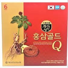 Nước hồng sâm nhung hươu linh chi Gold Q 50ML * 30 GÓI