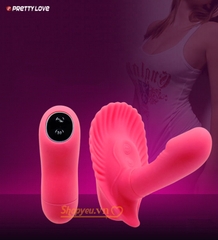 Dương vật giả đa năng silicone mini điều khiển từ xa Fancy Clamshell