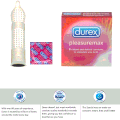 Bao cao su Durex Pleasuremax