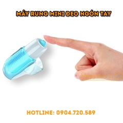 Máy rung mini đeo ngón tay kích thích massage điểm G