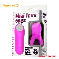 TRỨNG RUNG CÀNG CUA MINI LOVE EGGS 12 CHẾ ĐỘ RUNG