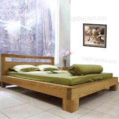 GIƯỜNG GỖ SỒI OAK NHẬT HỘP