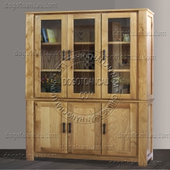 TỦ TRƯNG BÀY GỖ SỒI OAK ZEN 6C-2T