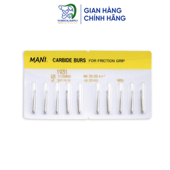 CARBIDE BURS F.G (Mũi cắt thép) - Vỉ 10 mũi