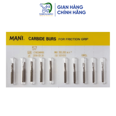 CARBIDE BURS F.G (Mũi cắt thép) - Vỉ 10 mũi