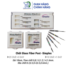 Chốt Glass Fiber Post -Simplex
