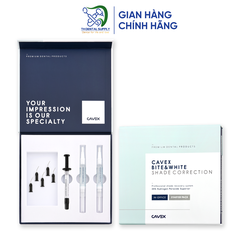 Tẩy trắng răng tại ghế Cavex Bite&White Shade Correction Starter Pack (KIT cho 2 bệnh nhân)