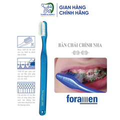 Bàn chải đánh răng Foramen Toothbrush Orthodontic. Made in Spain