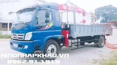 Xe tải Thaco 9,4 tấn Ollin900B gắn cẩu 3 tấn UNIC URV343 | Cẩu tự hành UNIC URV343