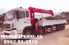 Cẩu Atom 14 Tấn 1405 Gắn Trên Dongfeng 4 Chân