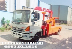 Xe cứu hộ cẩu kéo Hino FC9JJSW - Xe Hino 500 cứu hộ kéo cẩu 3 tấn Unic URV343