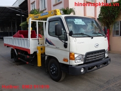Xe tải Hyundai HD72 gắn cẩu Soosan SCS263L 2 tấn
