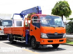 Xe Cẩu Tadano 3 Tấn TM-ZE305MH Lắp Hino 300 XZU730 Có Rổ Nâng Người