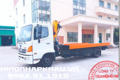 Xe Hino cứu hộ 3 chức năng Cẩu Kéo Chở xe - Xe cẩu gấp cứu hộ Hino FC - Xe Hino cần cẩu gấp kéo chở xe