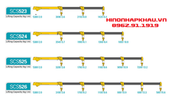 Cẩu Tự Hành Soosan 5 tấn 6 khúc Model SCS526