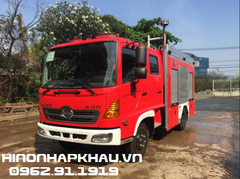 Xe cứu hỏa HINO 4 khối 4000 lít - Xe Hino chữa cháy FC9JE7A loại Cabin Kép - Hino cứu hỏa chữa cháy