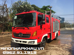 Xe cứu hỏa HINO 4 khối 4000 lít - Xe Hino chữa cháy FC9JESW loại Cabin Kép - Hino cứu hỏa chữa cháy