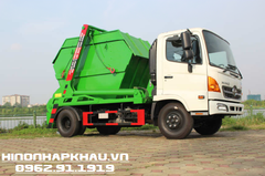 Xe Hino FC9JESW chở hút bùn 4 khối - Xe chở hút bùn Arm Roll 4 khối Hino FC9JESW