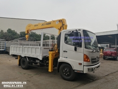 Hino 6T5 gắn Cẩu 5 Tấn 5 Đốt SCS525