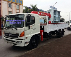 XE CẨU HINO 9.4 TẤN SẮT XI NGẮN GẮN CẨU UNIC 5 TẤN URV555K