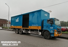 Xe Hino 15 tấn chở Pallet mở cửa lùa chứa cấu kiện điện tử thùng 9.4m