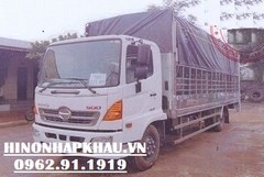 Xe tải Hino 6 tấn Bửng Nâng Hạ 2 Tầng Chở Gia Súc Chở Lợn thùng dài 6.7m - Model Hino FC9JLTC