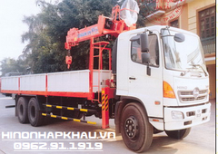 Cần cẩu Kanglim 5 tấn KS1056 - Xe Hino 3 chân FL8JTSL gắn cẩu Kanglim 5 tấn KS1056