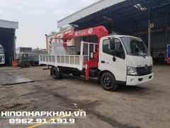 Xe cẩu 3 tấn Hino nâng người làm việc trên cao 13m URV345