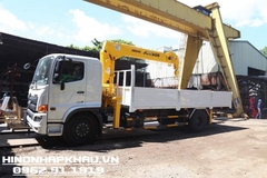 Xe cẩu thùng 16 tấn Hino FG lắp cẩu 5 tấn