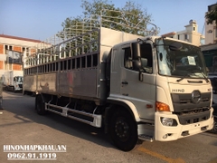 Xe Chở Mô Tô Xe Máy 2 Tầng 8 Tấn Hino FG8JT7A Thùng Dài 9M