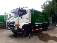 Xe cuốn ép thu gom rác 14 khối Hino FG8JJ7A Euro 4 - Xe Hino 500 ép rác 14m3