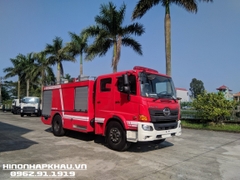 Xe chữa cháy 5m3 Hino FG8JJ8A - Xe cứu hỏa 5 khối nước và 500 lít bọt Hino FG 500