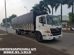 Xe tải Hino 8 tấn mui bạt thùng dài 8,9m