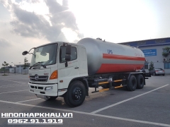 Xe Hino 3 chân bồn téc chở Gas hóa lỏng LPG 22 khối - Xe Hino FL chở LPG 22m3