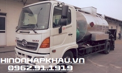 Xe tưới rải nhựa đường Hino 5 khối - Xe Hino FC phun tưới nhựa đường 5m3