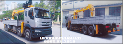Xe tải cẩu Chenglong 4 chân gắn cẩu SOOSAN 12 TẤN - SCS1015LS