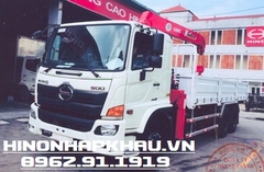 Xe tải lắp cẩu Hino 15 tấn FL gắn cẩu UNIC 5 tấn 5 đoạn - Model URV555K