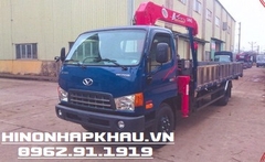 Xe tải cẩu Hyundai nâng tải HD120SL gắn cẩu 3 tấn UNIC URV344K