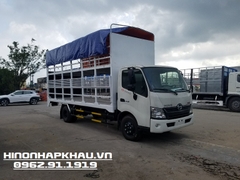 Xe chở xe máy mô tô 3.5 tấn 2 tầng Hino 300 thùng dài 5.7m - Model XZU730L